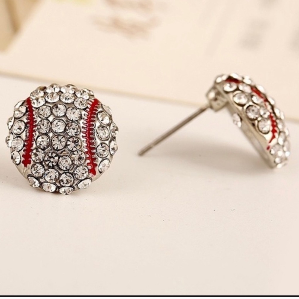 Baseball Earrings